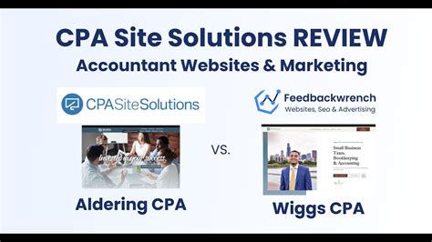 Cpa site solutions - A critical review of CPA Site Solutions, a website system for accounting firms, CPA Firms, Tax firms and such. The reviewer criticizes the design, structure, features, marketing and …